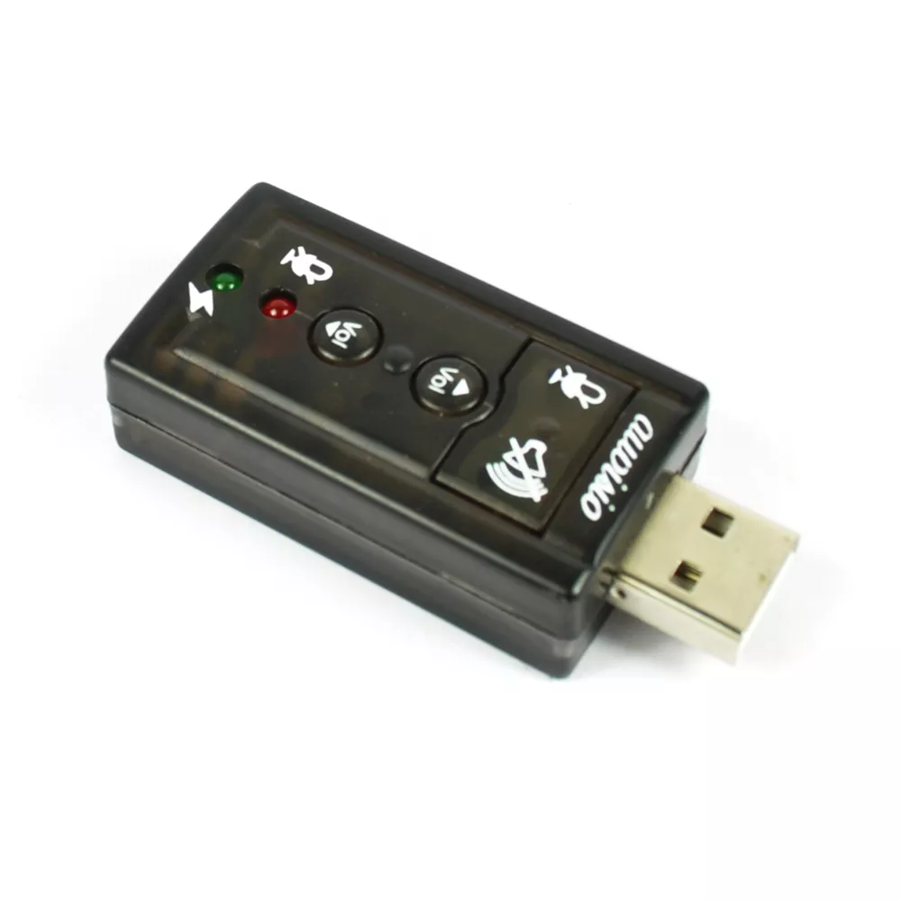C-MEDIA USB2.0 to 3D Audio Sound Card Adapter Virtual 7.1CH_CM108